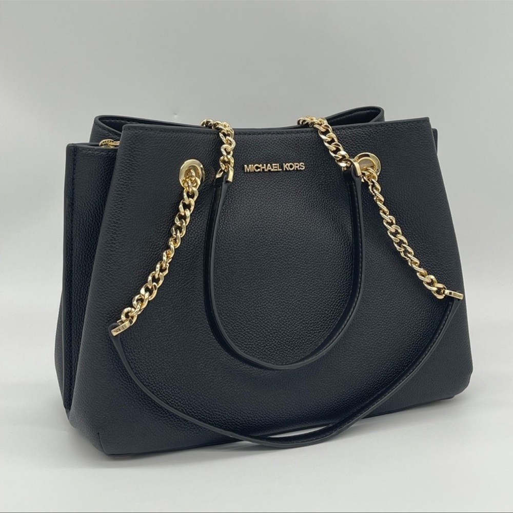 Michael Kors Large Long Drop Satchel Bag - Picture 2 of 12